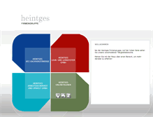 Tablet Screenshot of heintges.de